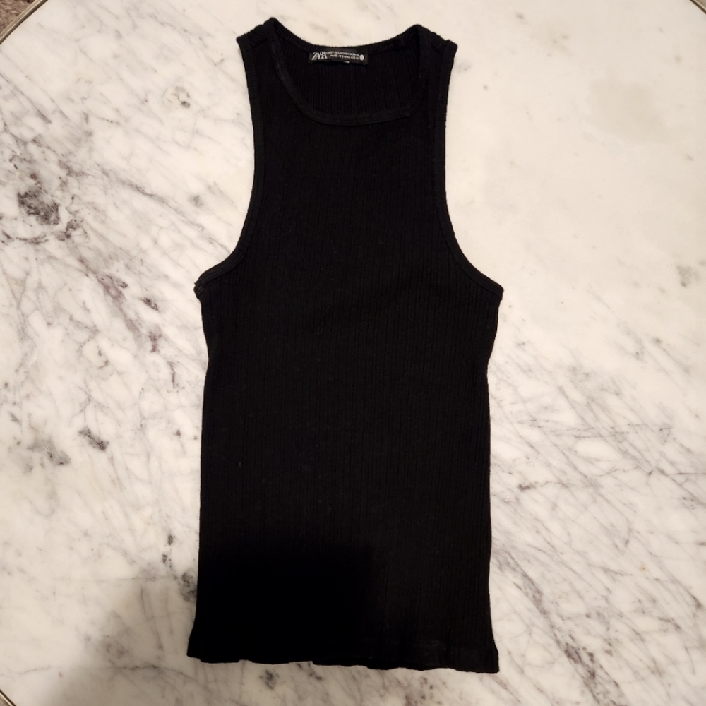 Zara black tank